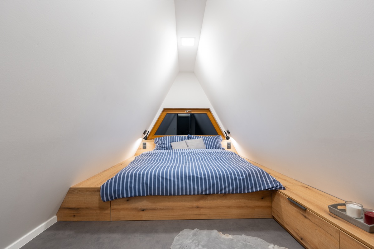 Attic bedroom